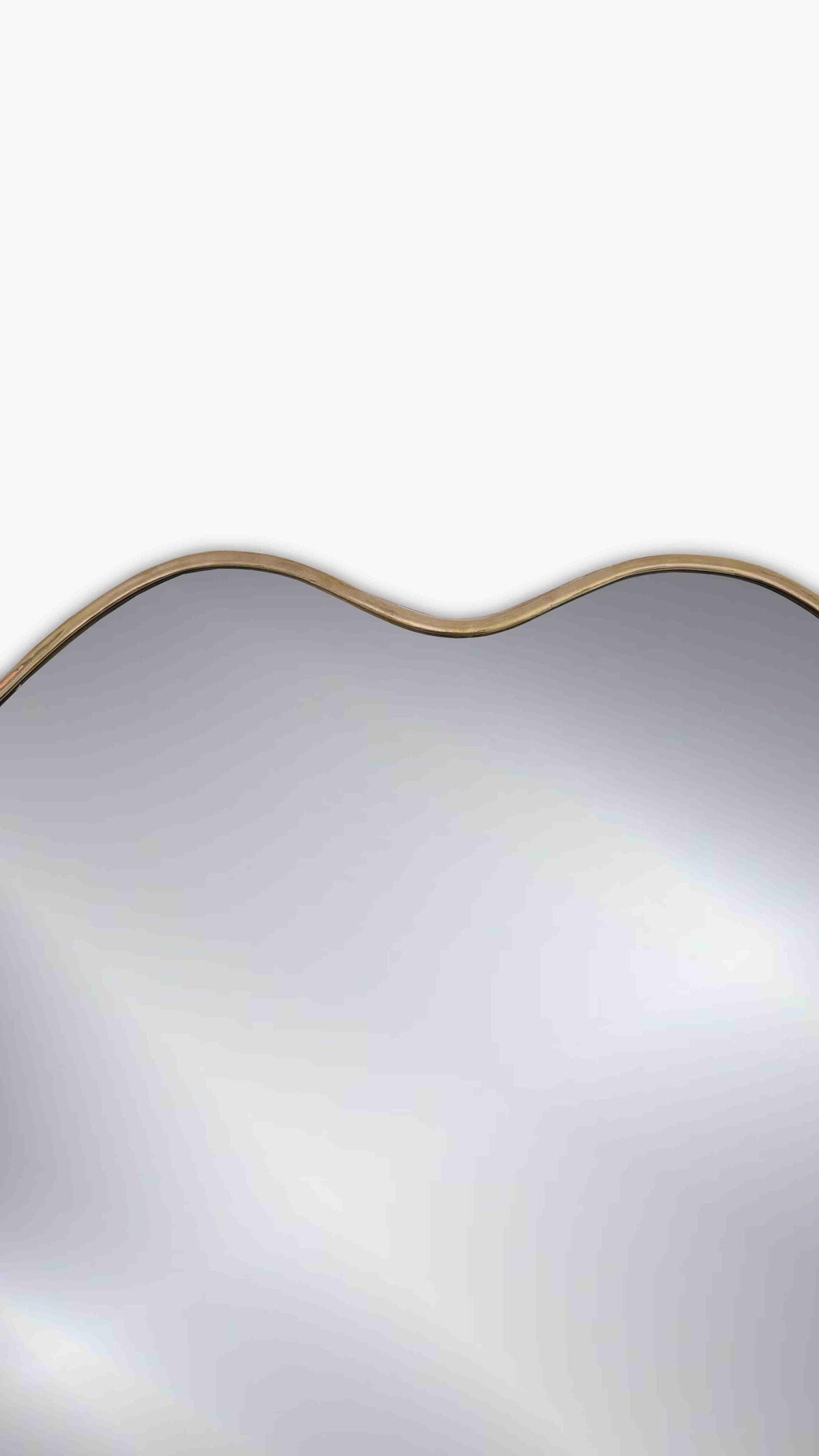 Italien Style Btahroom Mirror, Asymetrical mirror, Brass Wall Mirror, Asymetrical Mirror, Irregular mirror, Gold Mirror