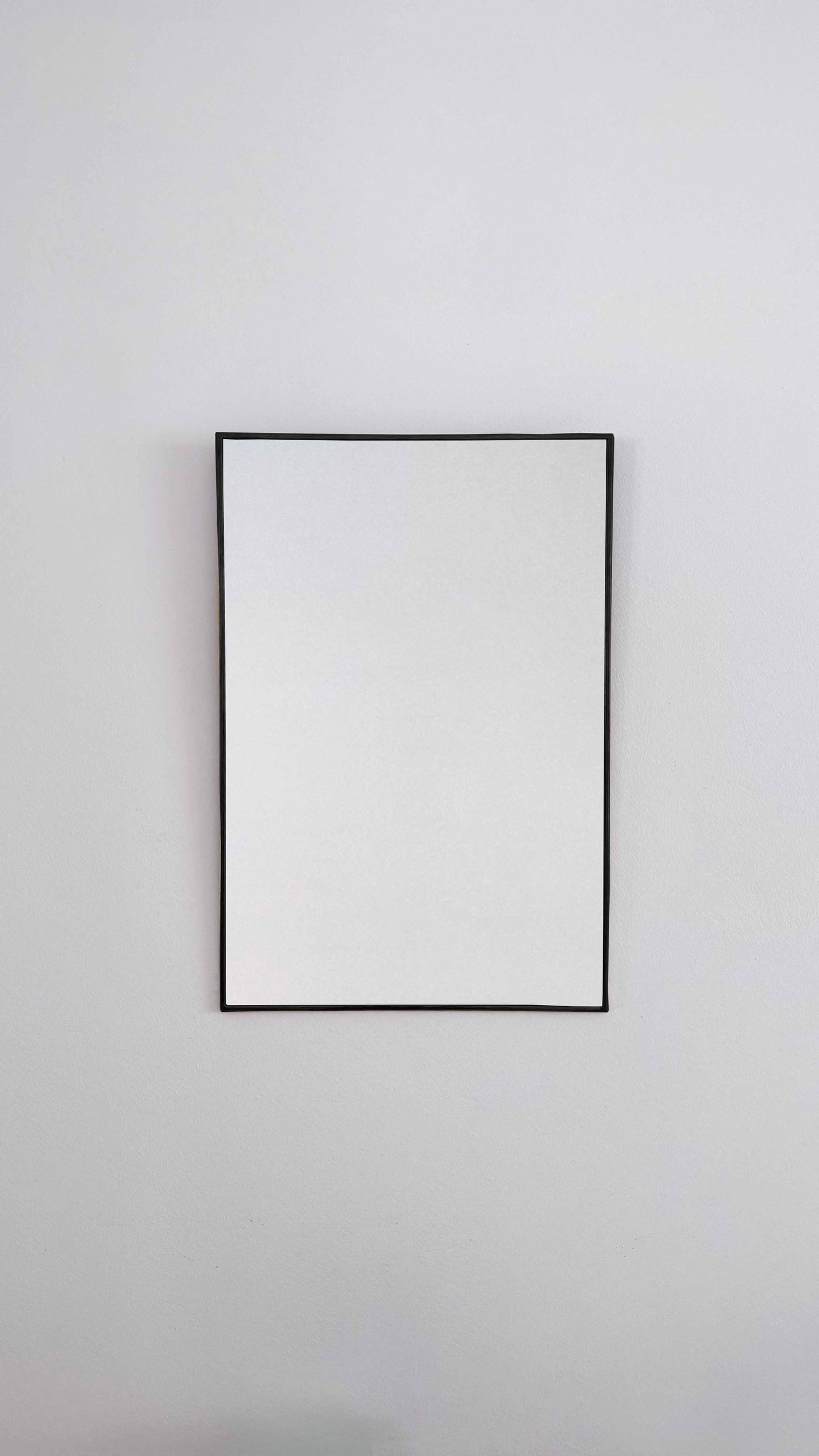 black Rectangular Wall Mirror