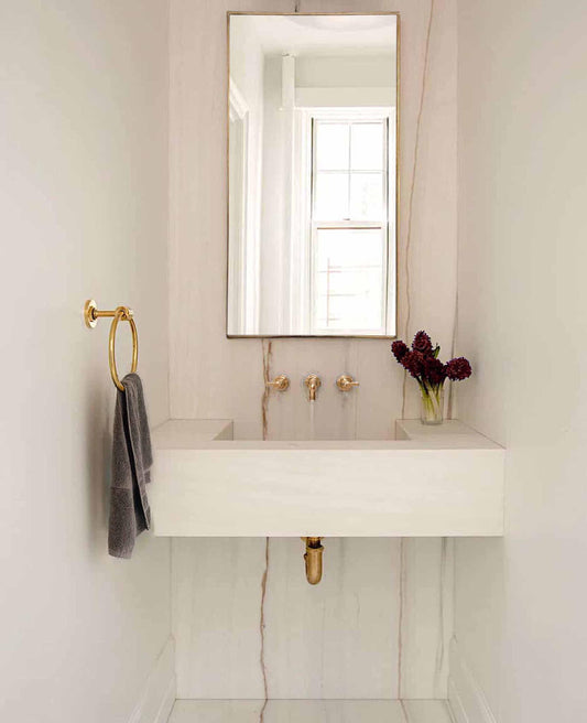 Bathroom brass Mirror