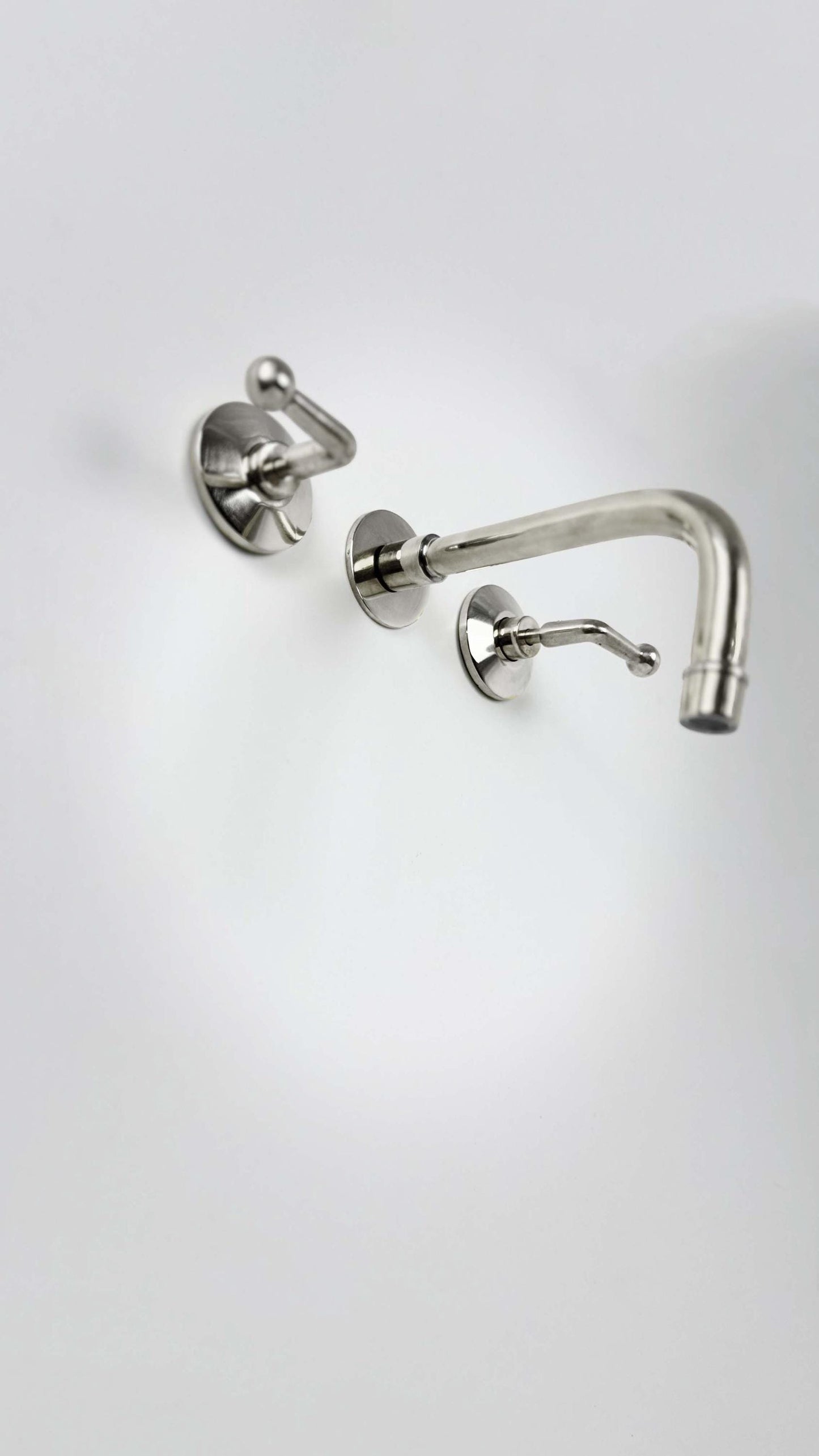 Brushed Nickel Bathroom wall mount Faucet