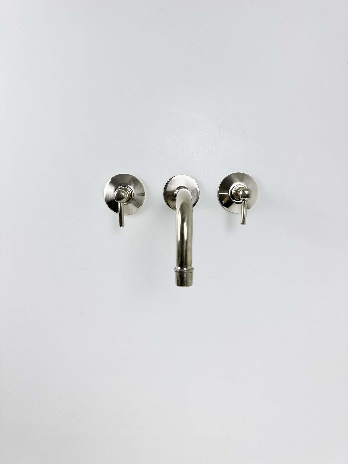 brushed nickel wall mount faucet