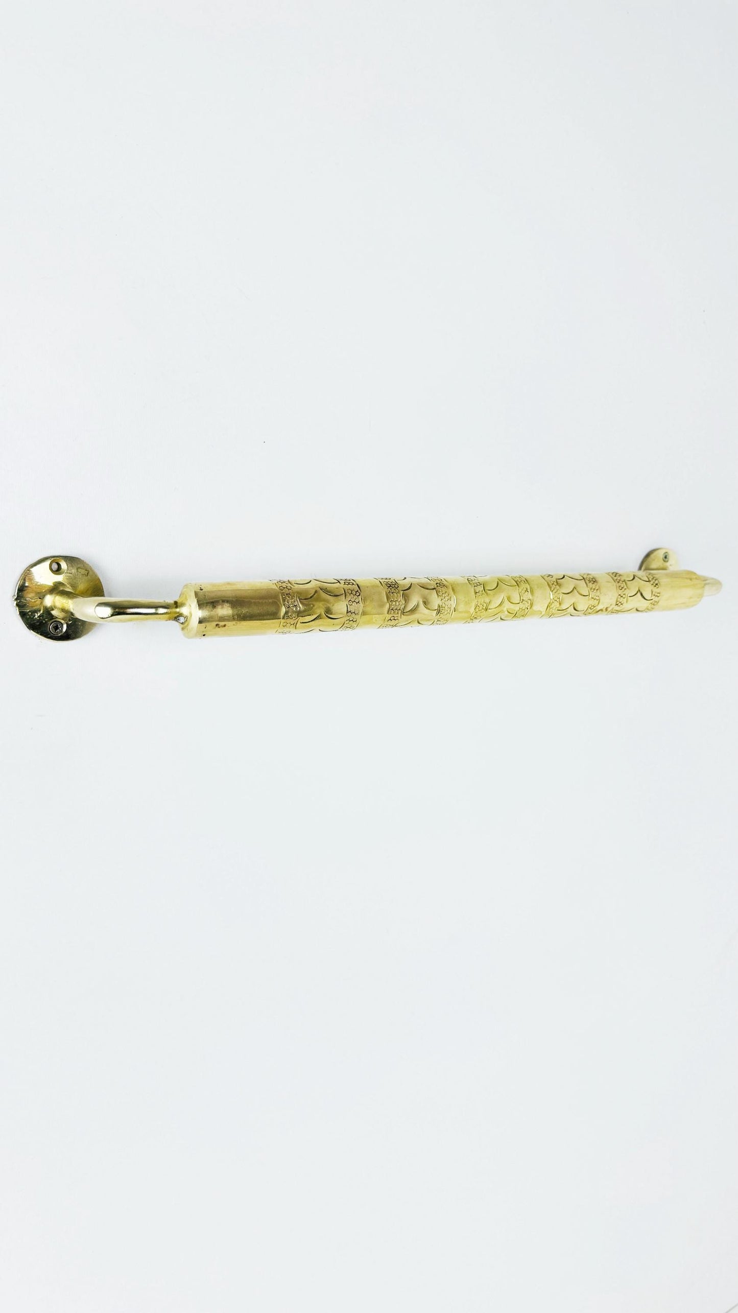 Unlacquered Brass Bathroom Towel Holder