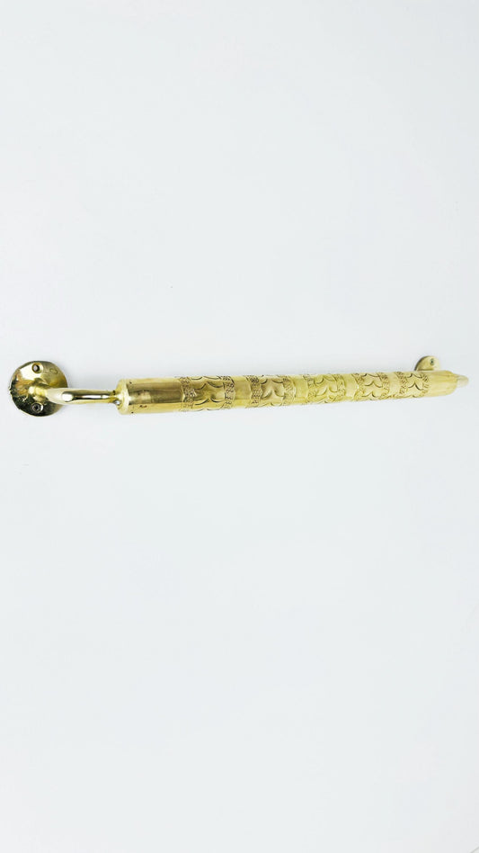 Unlacquered Brass Bathroom Towel Holder