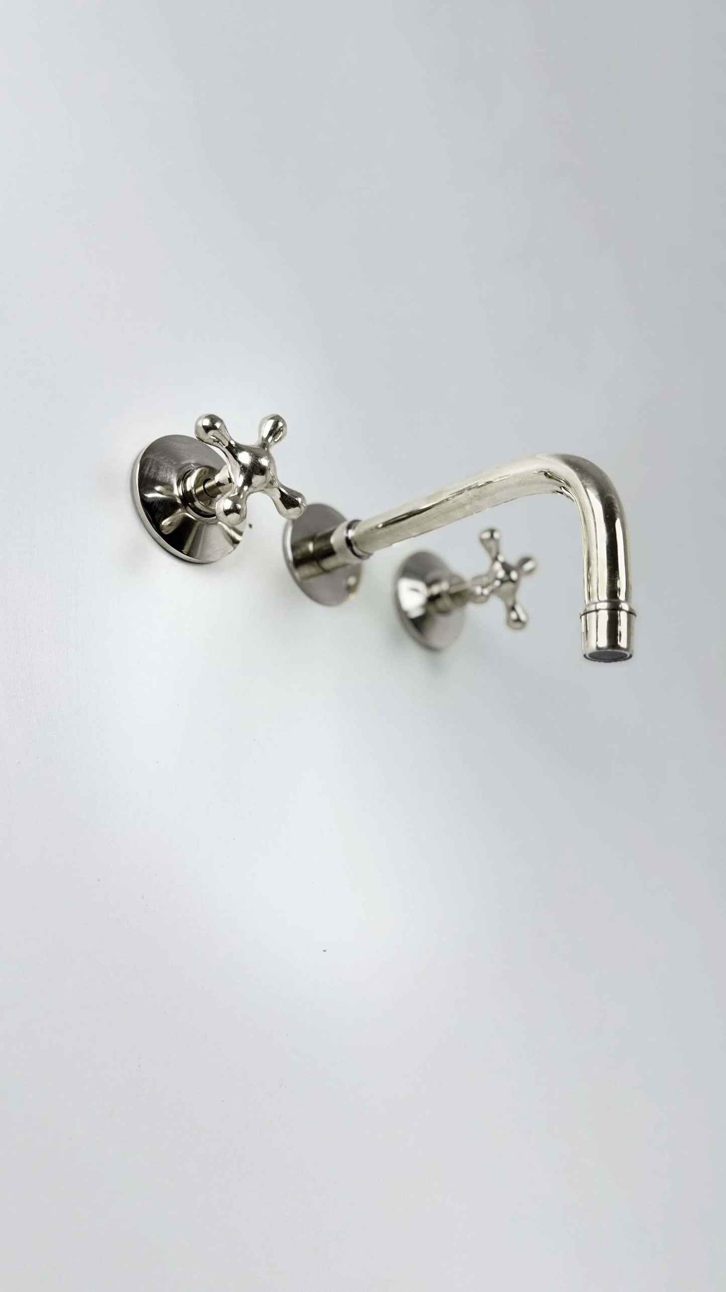 Silver Wall Mount Faucet