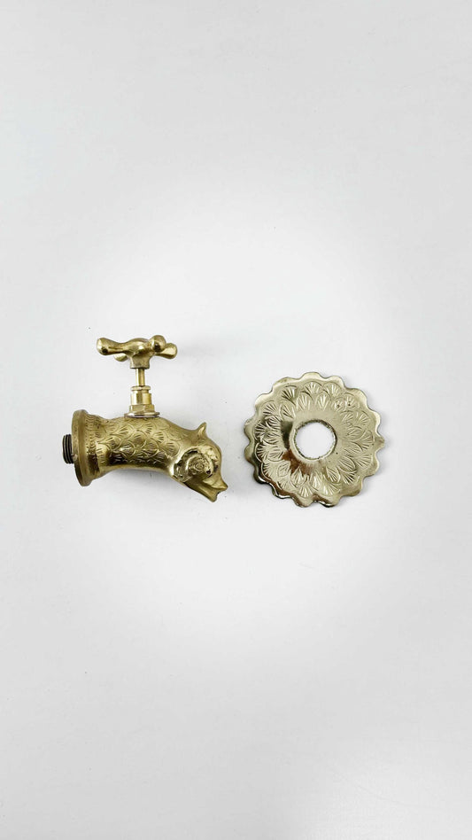 gold brass faucet for bathroom
