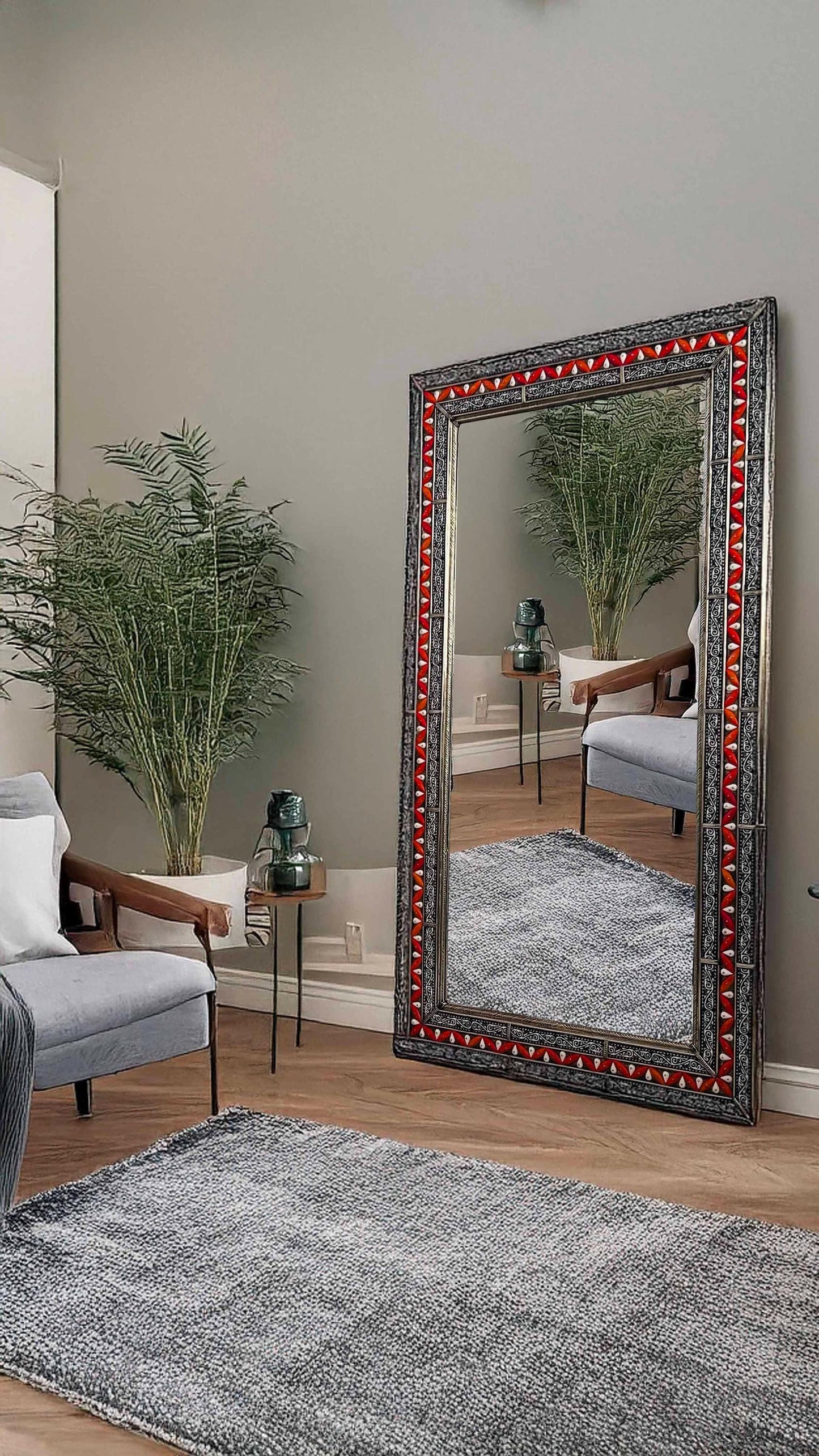 Full Length Mirror - Floor Mirror , Large Mirror, Bedroom Mirror , Big Mirror