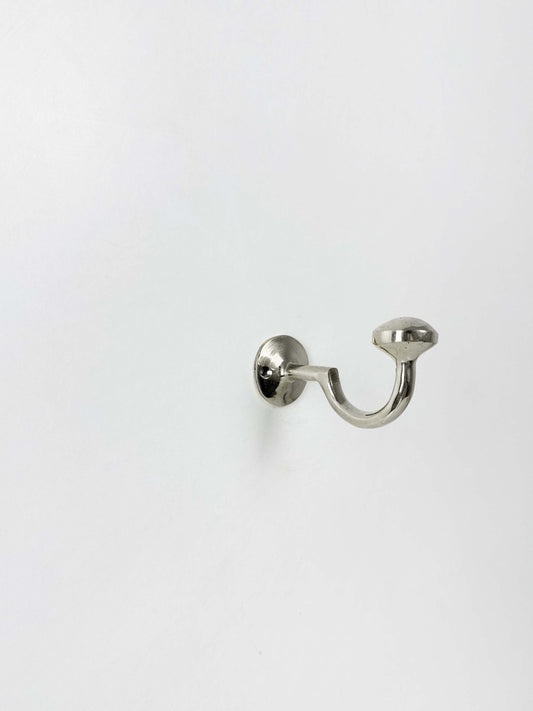 Silver Wall Mounted Bathroom Hooks