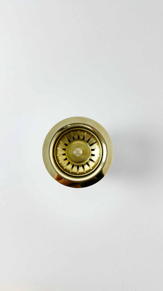 Unlacquered Brass Kitchen Sink Strainer