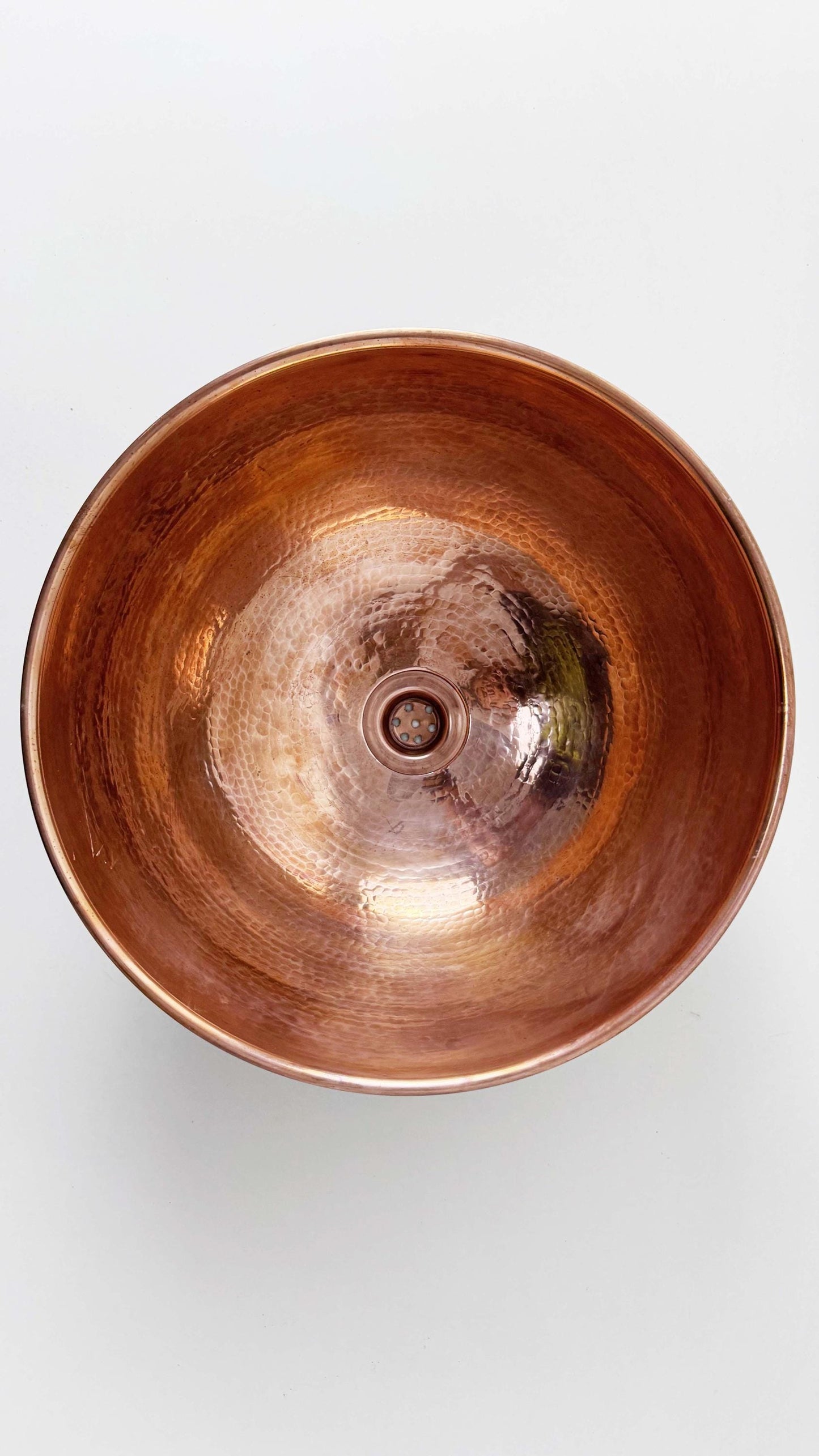 Hammered Copper Vessel Sink