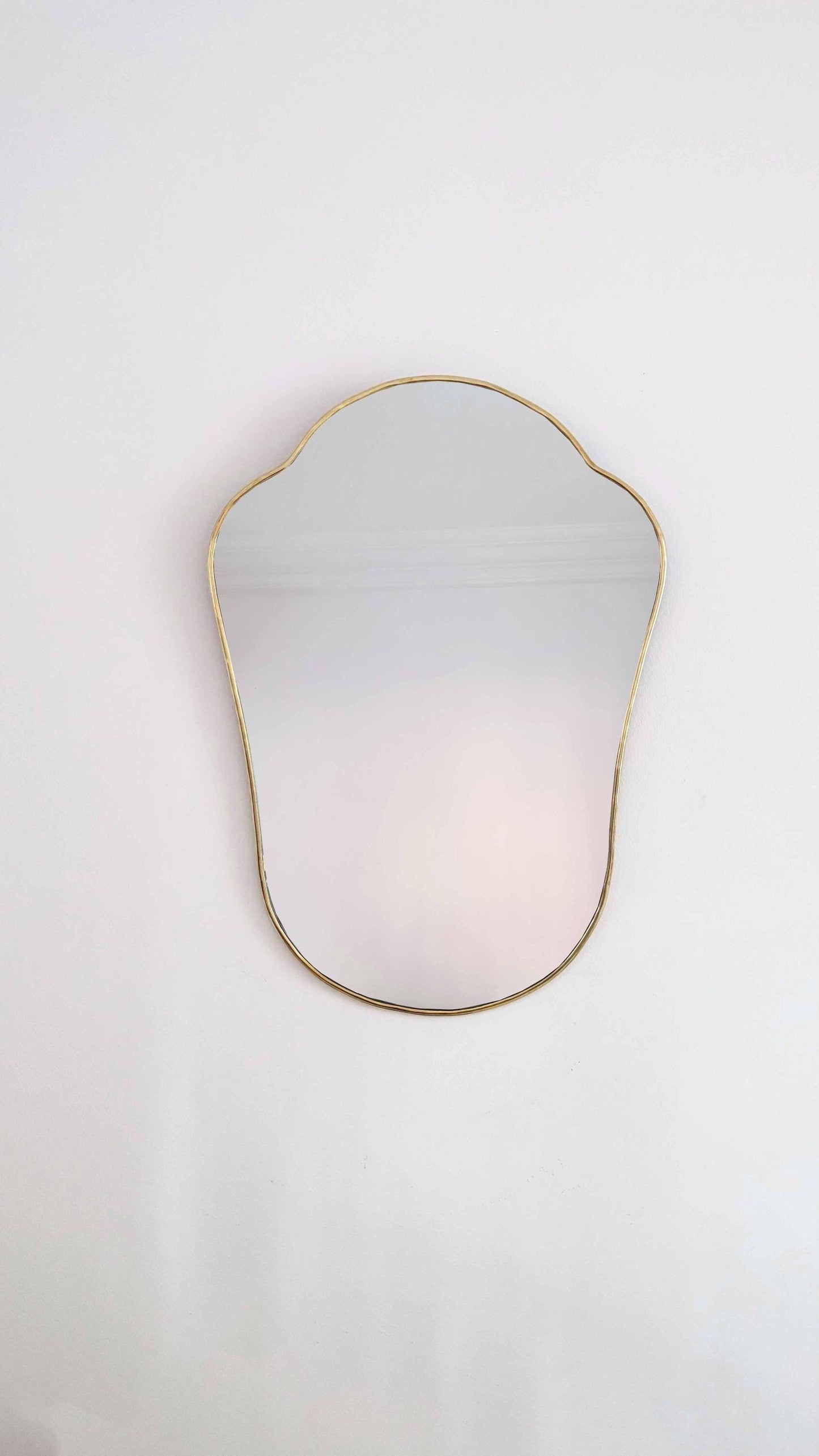 Italien Style Brass Mirror - Antiqued Brass Wall Mirror