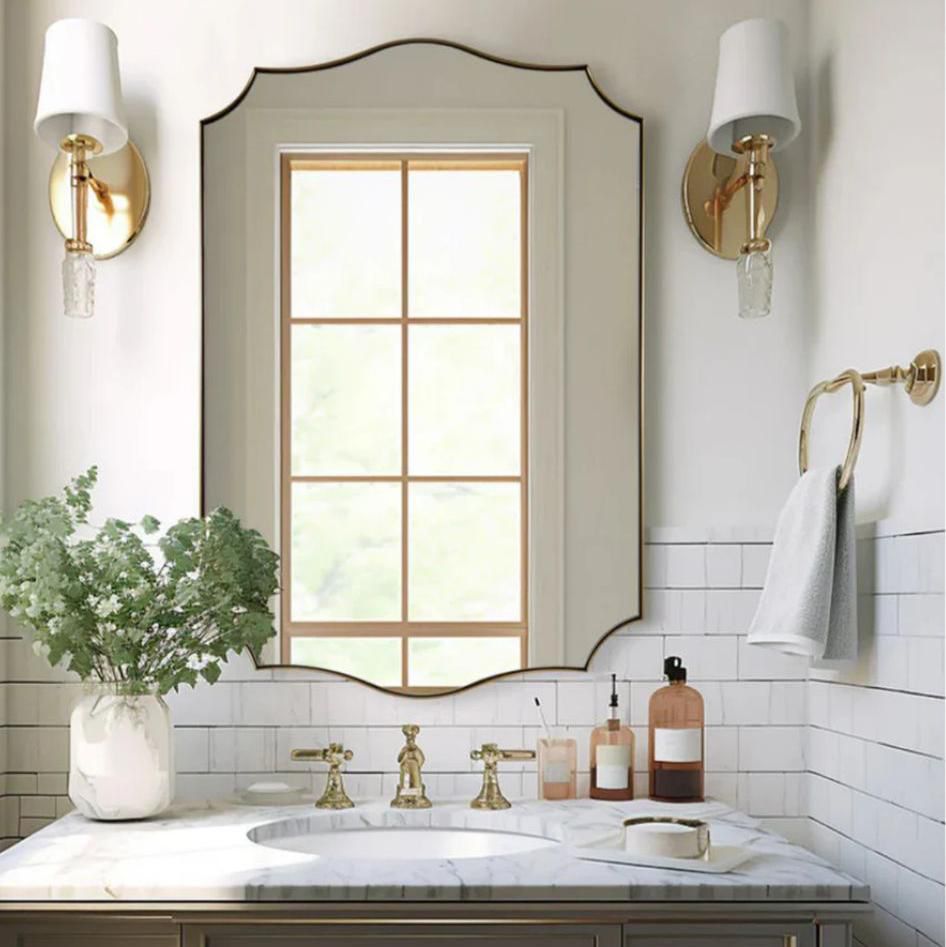 Custom Mirror- Château Scalloped Mirror