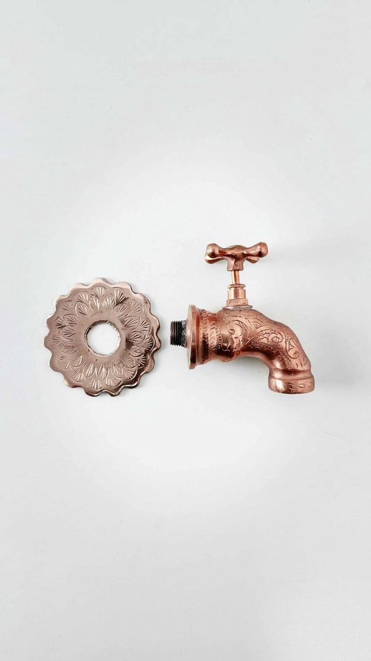 copper water tap