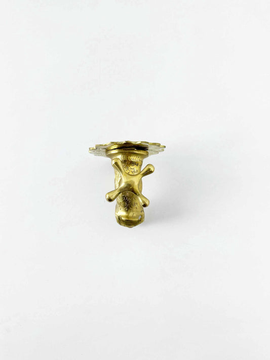 unlacquered brass faucet