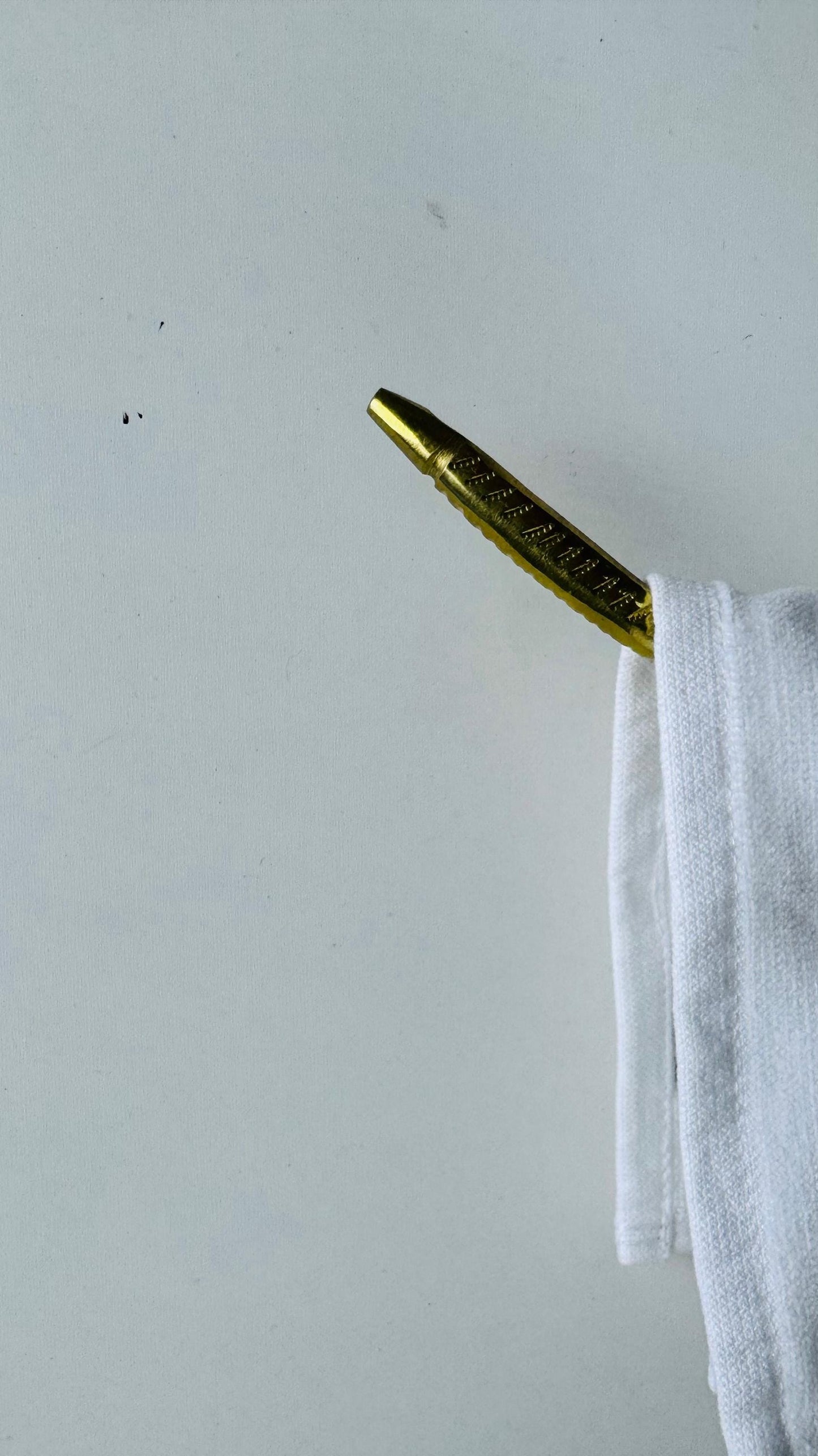 Handmade Unlacquered Brass Towel Hooks - Wall Mount Towel Hanger