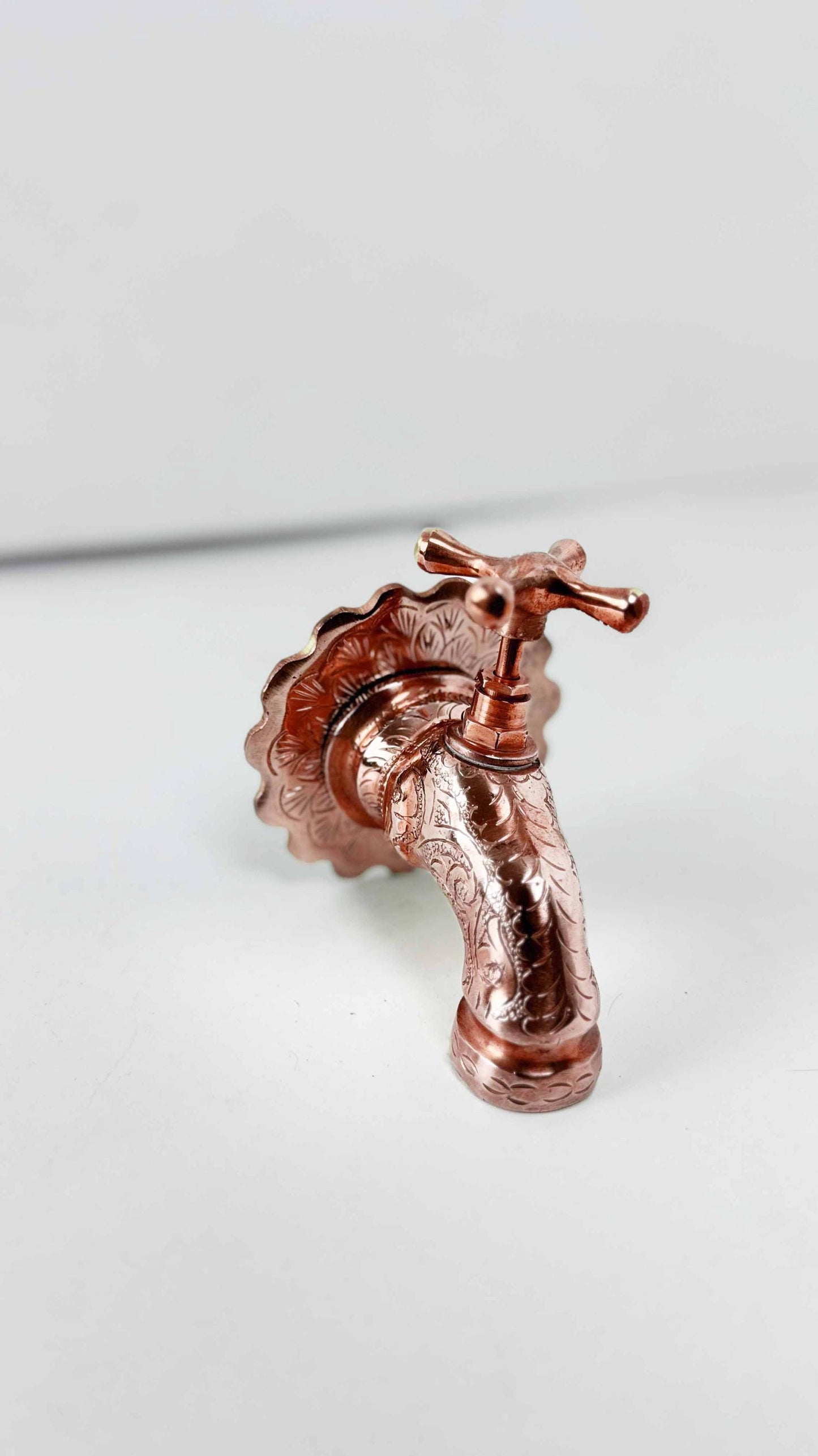 copper bathroom faucets with engraving