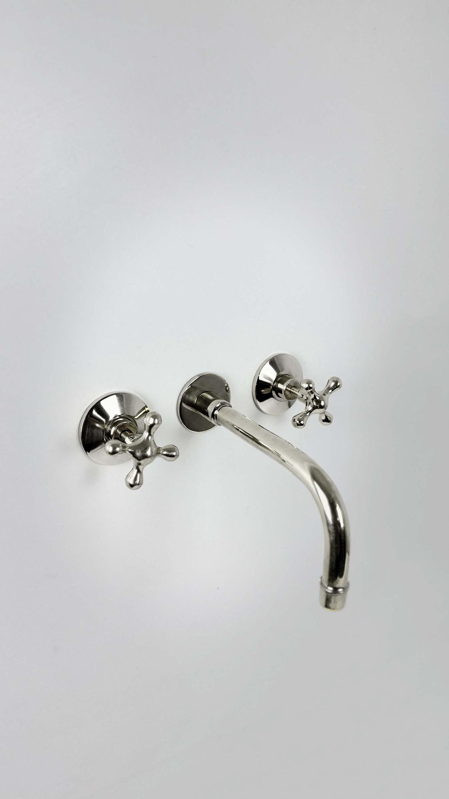 Polished Nickel Wall Mount Faucet