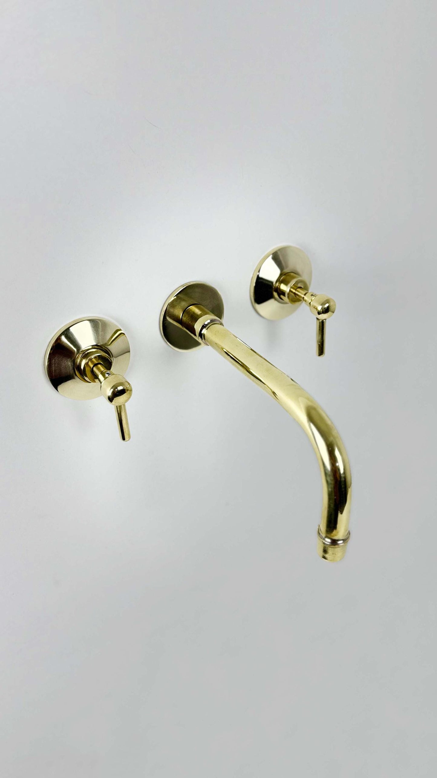Unlacquered Brass Wall Mount Faucet