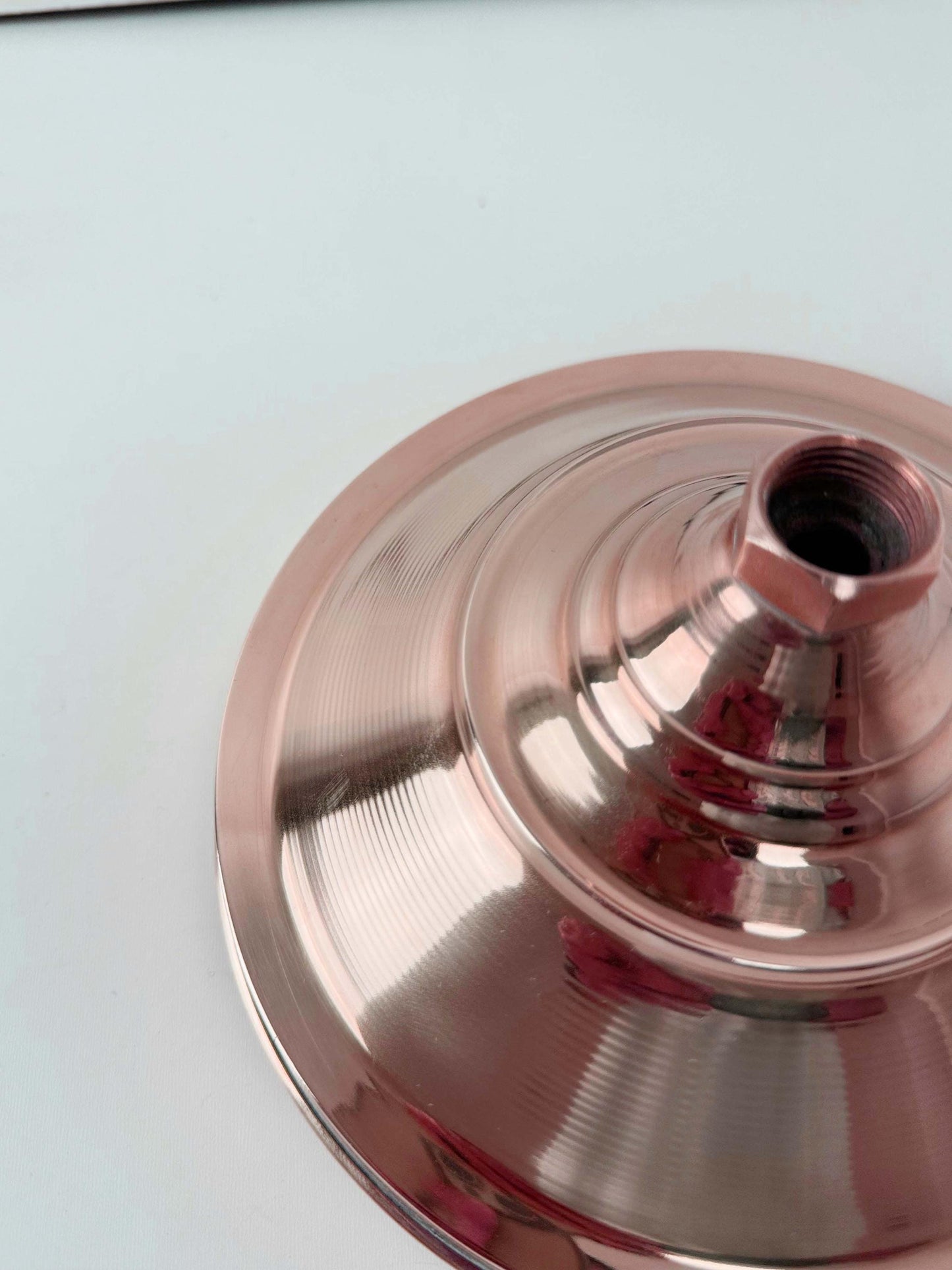 Copper Shower head in white backgro