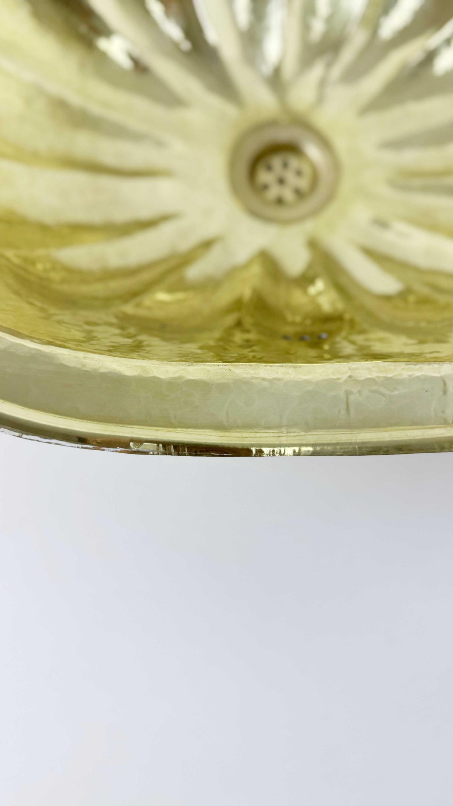 brass sink