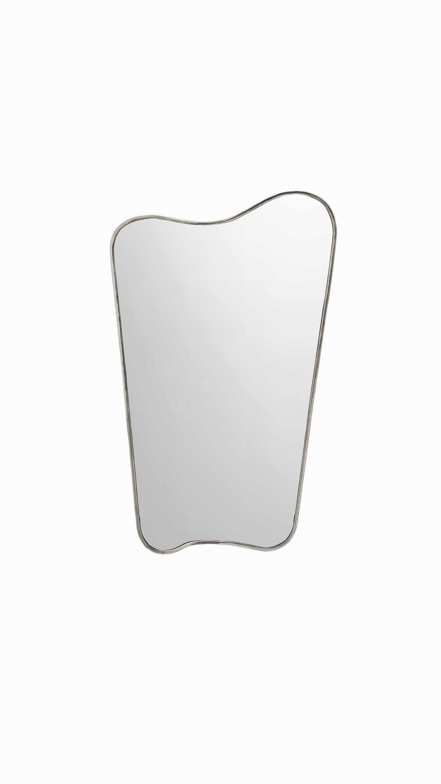 silver frame mirror