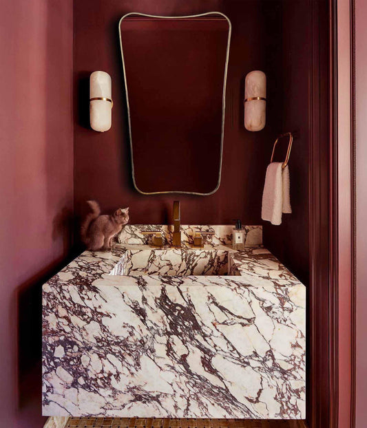 Bathroom Mirror in powder room
