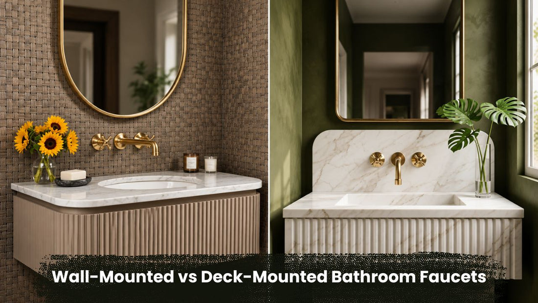 Wall-Mounted vs Deck-Mounted Bathroom Faucets
