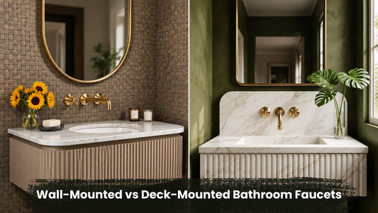 Wall-Mounted vs Deck-Mounted Bathroom Faucets