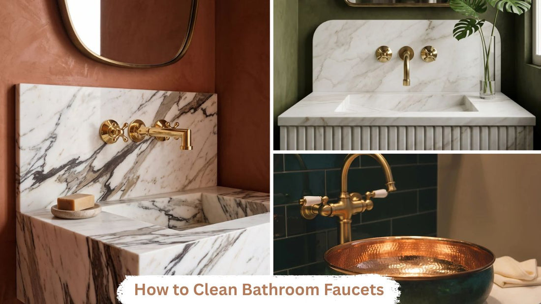 How to Clean Bathroom Faucets Without Damaging the Finish