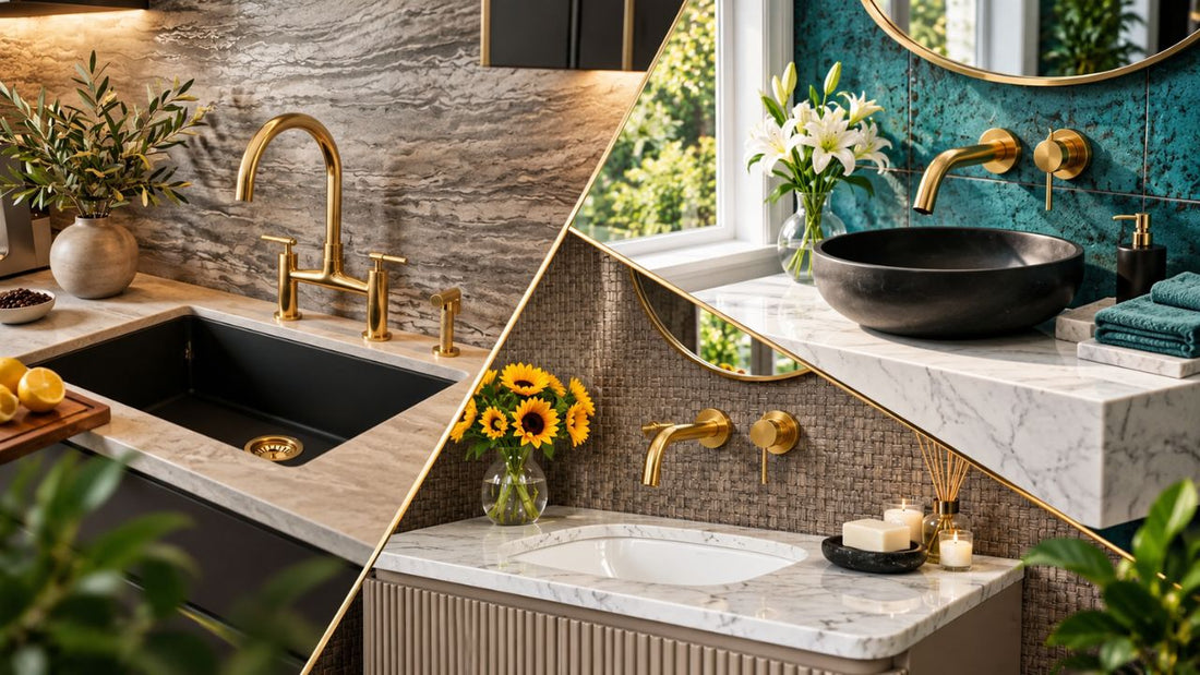 choose brass bathroom faucet