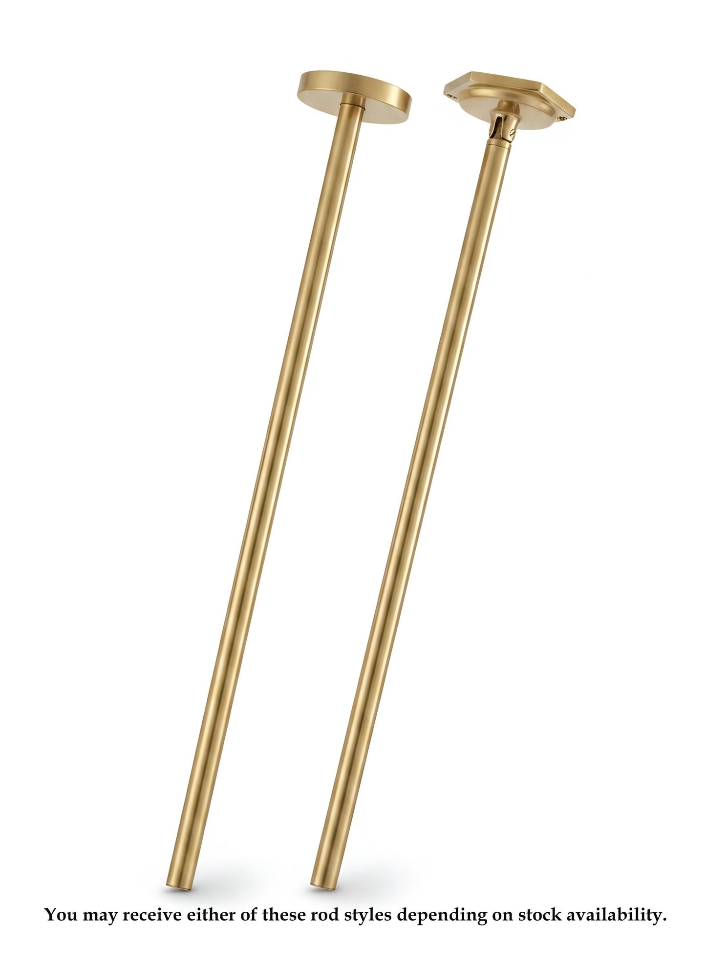 Scalloped Hanging Mirror – Modern Brass Frame Bathroom Vanity Mirror