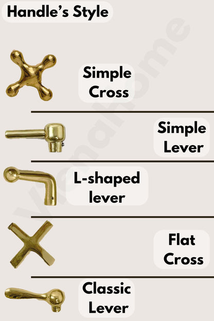Copper Wall Mount Faucet - Bathtub Faucet , Basin Faucet