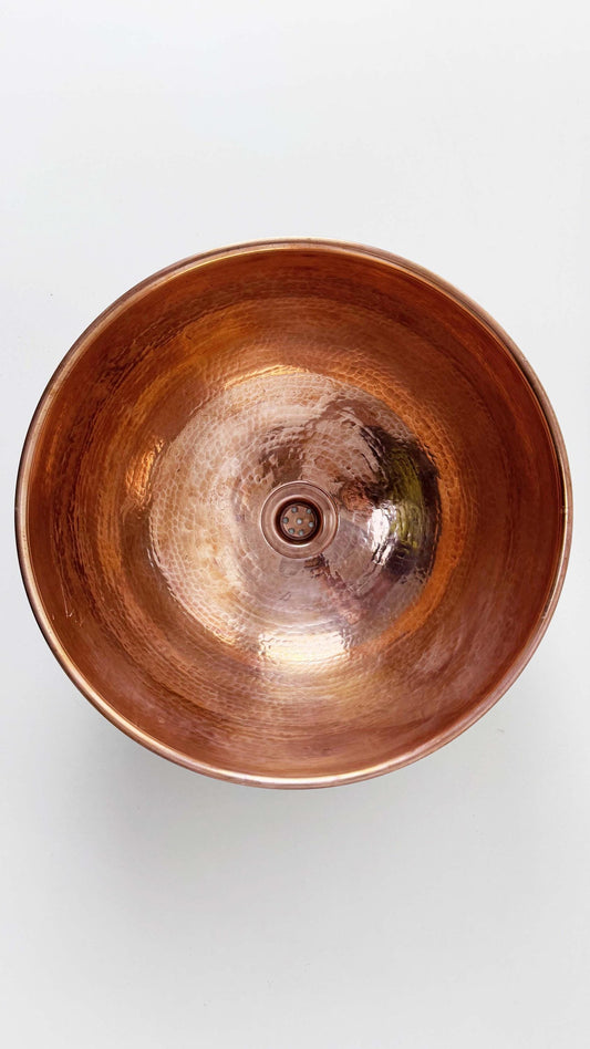 Hammered Copper Vessel Sink