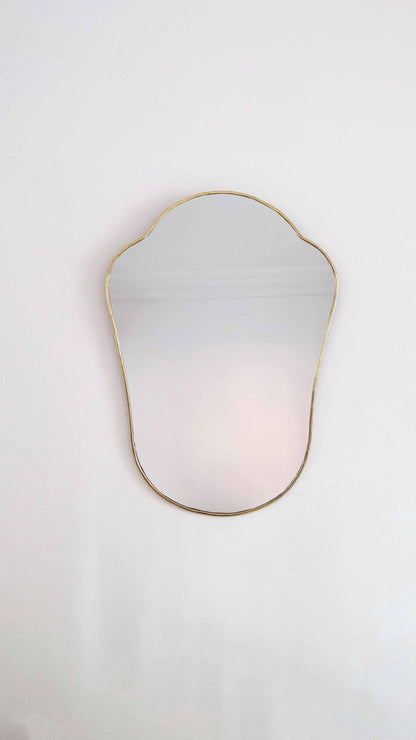 Italien Style Brass Mirror - Antiqued Brass Wall Mirror