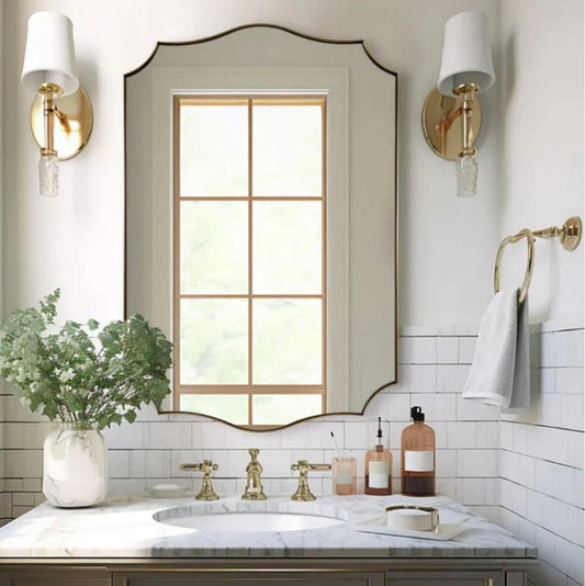 Custom Mirror- Château Scalloped Mirror