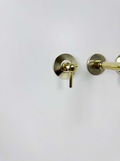 Brass handle of Wall Mount Faucet