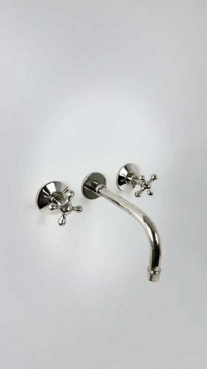 Polished Nickel Wall Mount Faucet