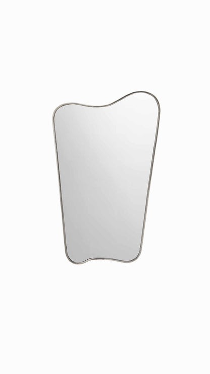 silver frame mirror